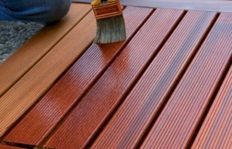 baccianini cura del pavimento esterno in legno